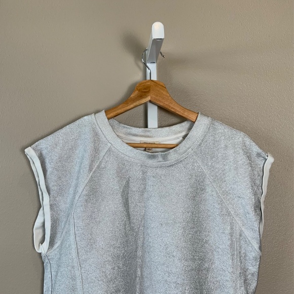 NWOT Anthropologie Pilcro Shiny Knit Muscle Top - Picture 6 of 16